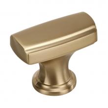 Amerock BP55311BBZ - Highland Ridge 1-3/8 in (35 mm) Length Golden Champagne Cabinet Knob