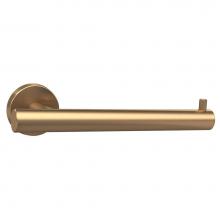 Amerock BH26540BBZ - Arrondi Single Post Tissue Roll Holder in Brushed Bronze/Golden Champagne