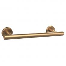 Amerock BH26546BBZ - Arrondi 9 in (229 mm) Towel Bar in Brushed Bronze/Golden Champagne