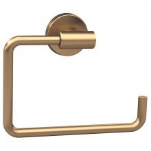 Amerock BH26541BBZ - Arrondi 6-7/16 in (164 mm) Length Towel Ring in Brushed Bronze/Golden Champagne