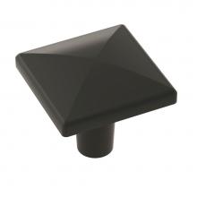 Amerock BP29398FB - Extensity 1-1/2 in (38 mm) Length Matte Black Cabinet Knob