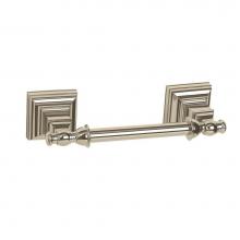 Amerock BH26517PN - Markham Pivoting Double Post Tissue Roll Holder in Polished Nickel