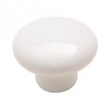 Amerock 232WHT - Allison Value 1-1/4 in (32 mm) Diameter White Cabinet Knob