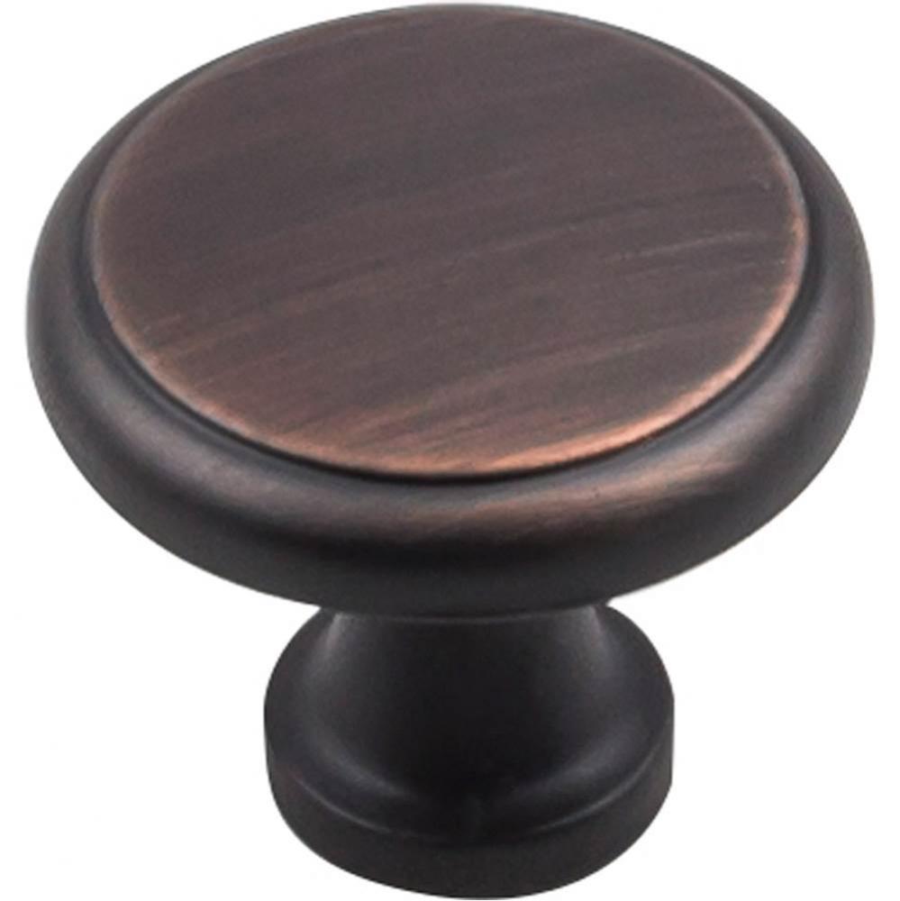 1-3/16&apos;&apos; Diameter Brushed Oil Rubbed Bronze Kenner Cabinet Mushroom Knob