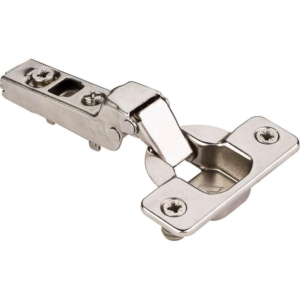 110 degree Standard Duty Partial Overlay Cam Adjustable Self-close Hinge with Press-in 8 mm Dowels