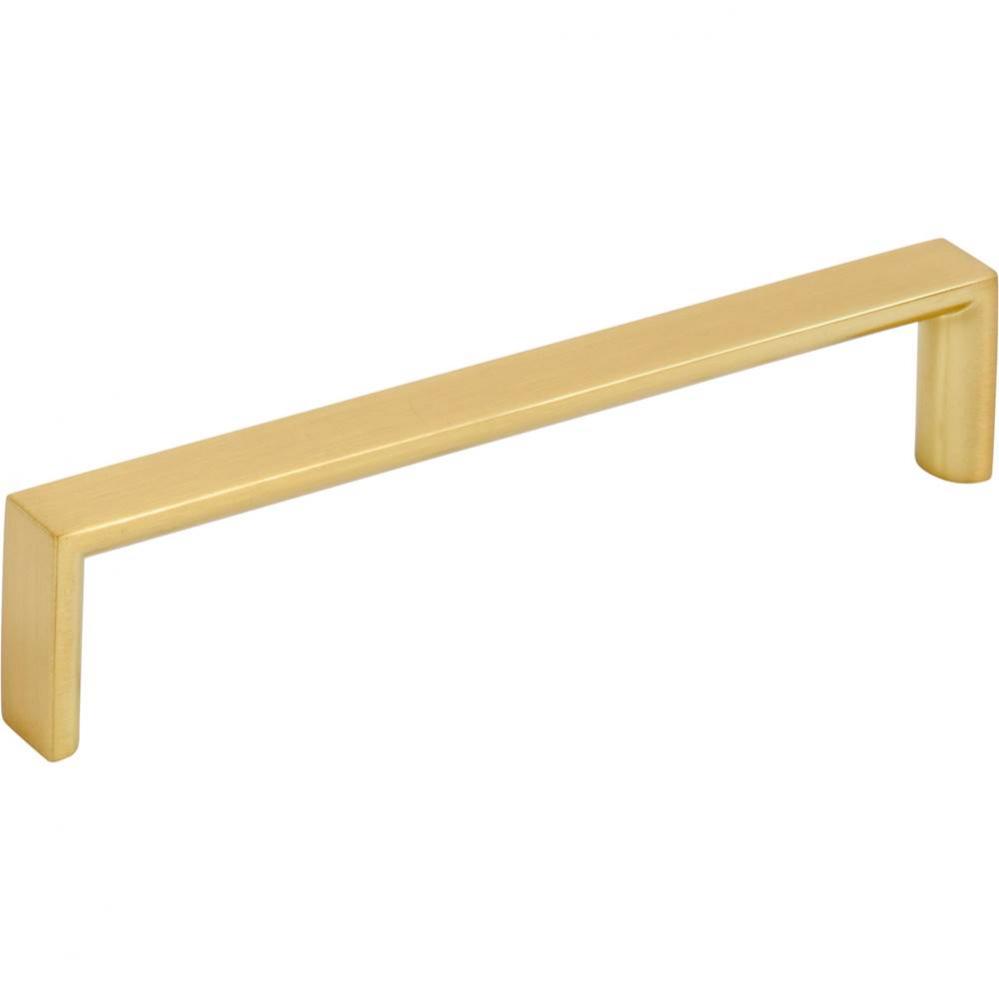 128 mm Center-to-Center Brushed Gold Walker 2 Cabinet Pull