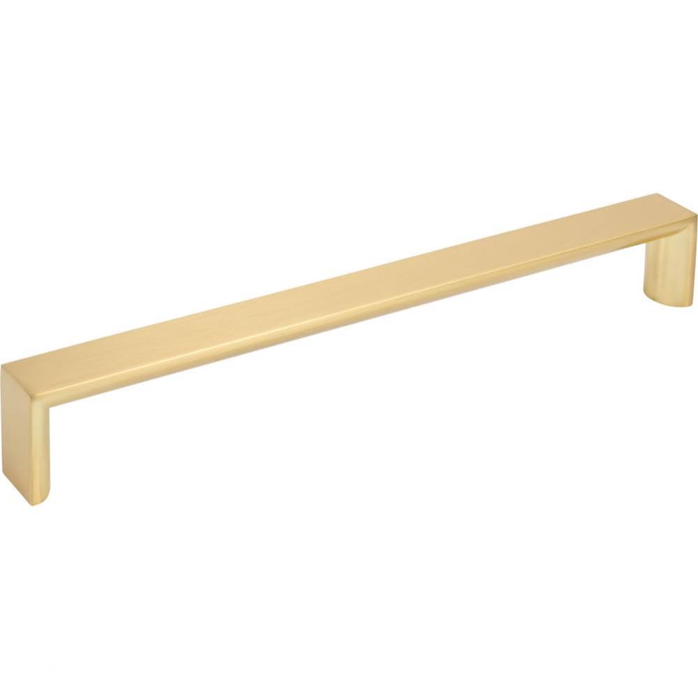 12&apos;&apos; Center-to-Center Brushed Gold Walker 1 Appliance Pull