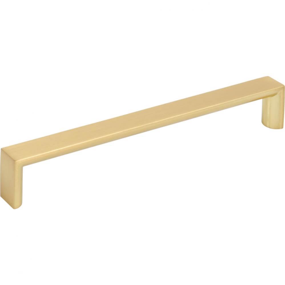 192 mm Center-to-Center Brushed Gold Walker 1 Cabinet Pull