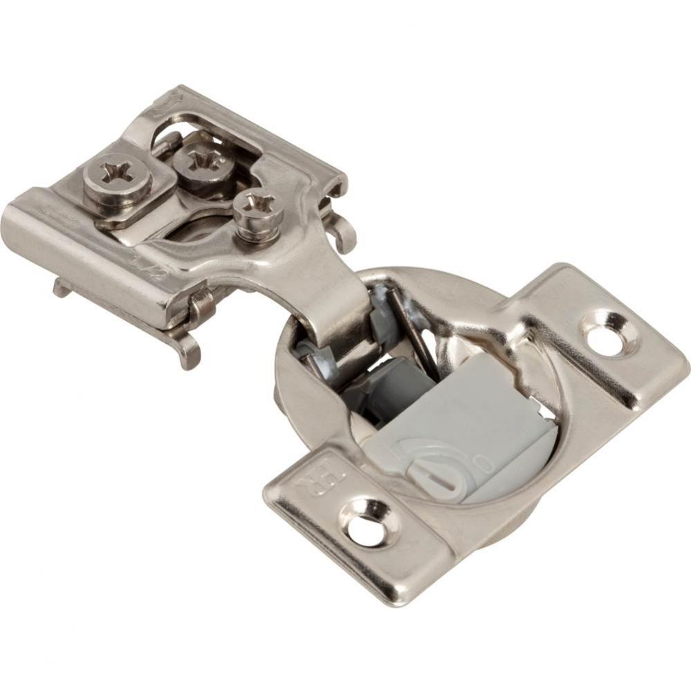 105degree 1/2&apos;&apos; Overlay Heavy Duty Dura-Close Adjustable Soft-close Compact Hinge withou