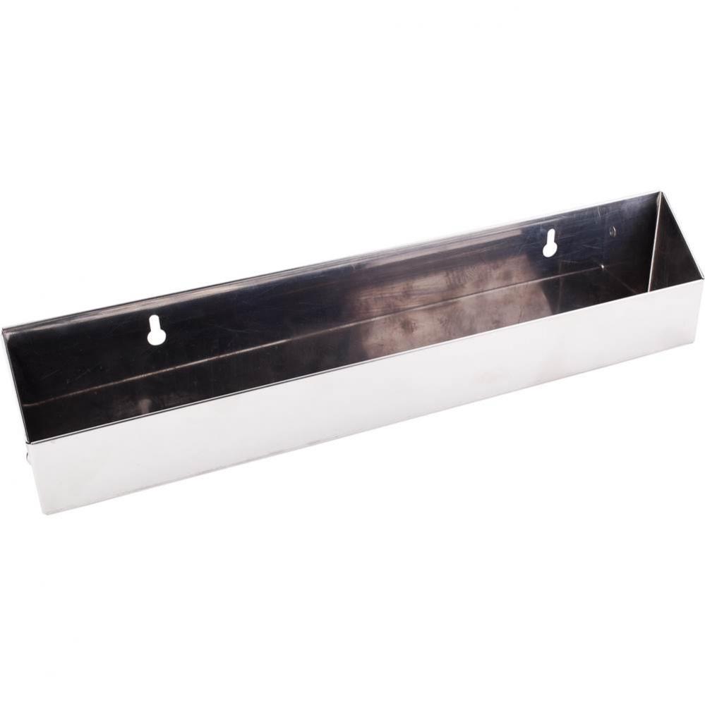 14&apos;&apos; Stainless Steel Tip-Out Tray for Sink Front