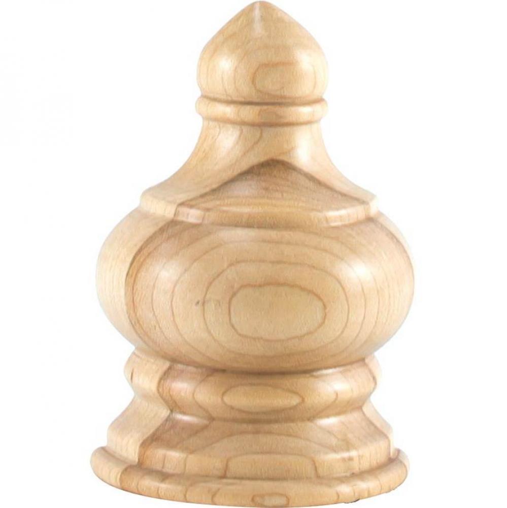 2-1/4&apos;&apos; W x 1-1/8&apos;&apos; D x 11-1/4&apos;&apos; H Cherry Transition Finial