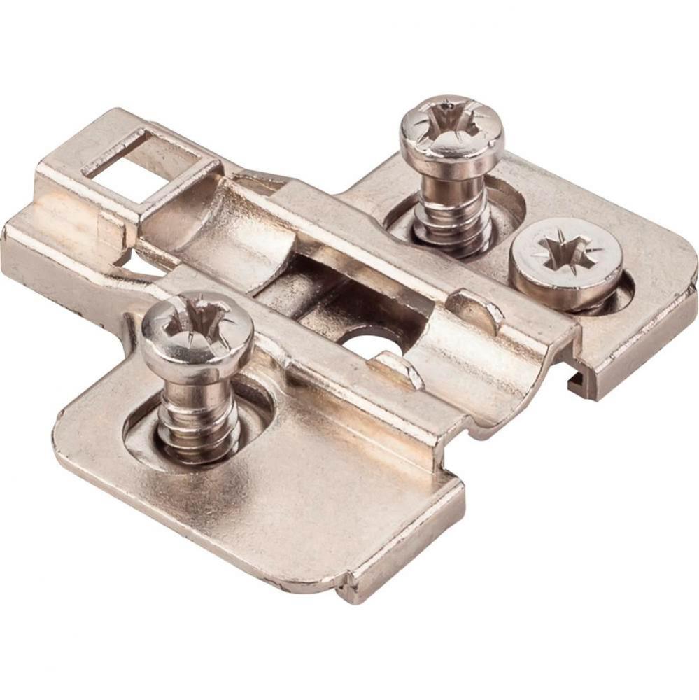 Heavy Duty 2 mm Cam Adj Zinc Die Cast Plate with Euro Screws for 700, 725, 900 and 1750 Series Eur