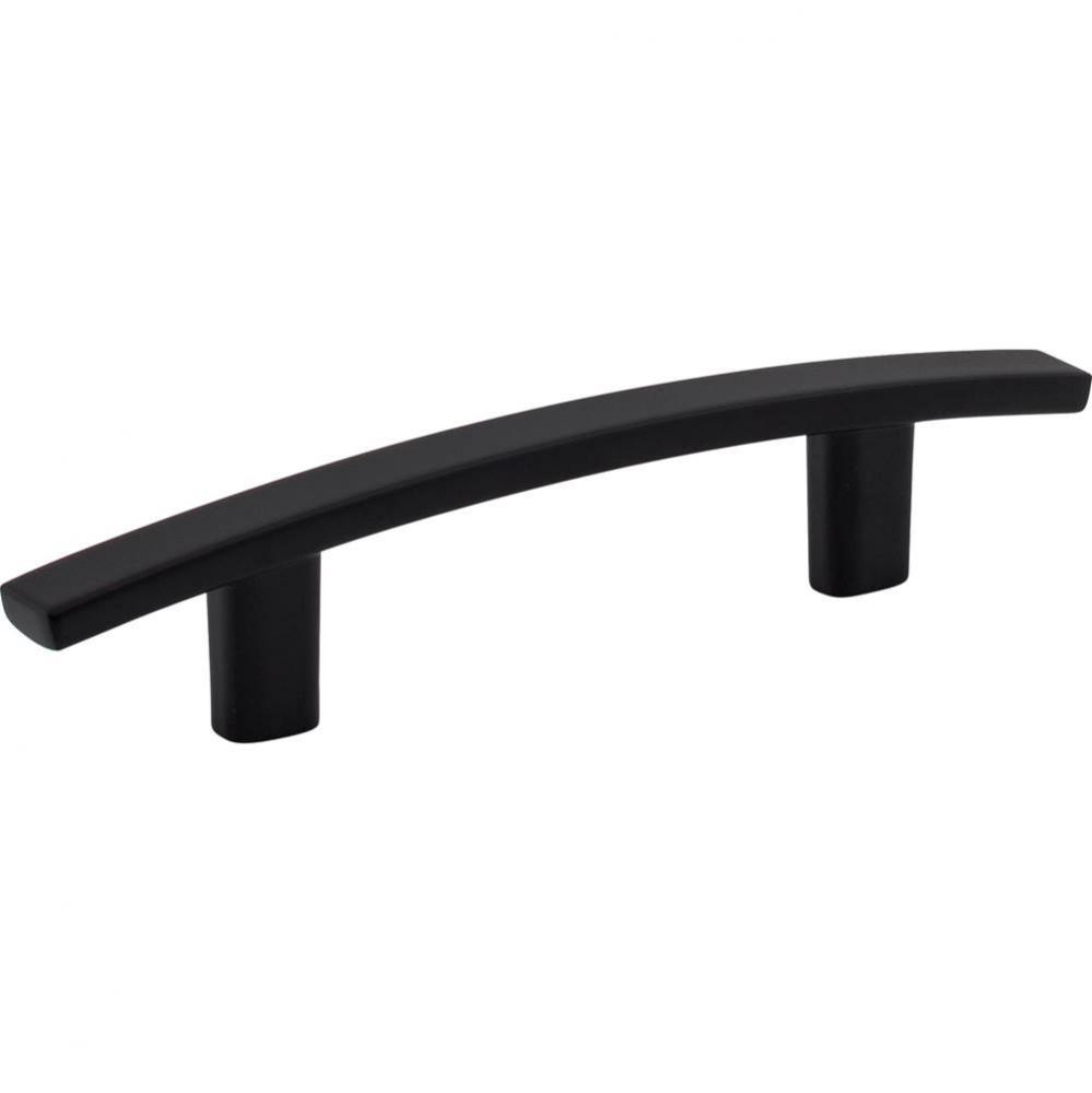 3&apos;&apos; Center-to-Center Matte Black Square Thatcher Cabinet Bar Pull