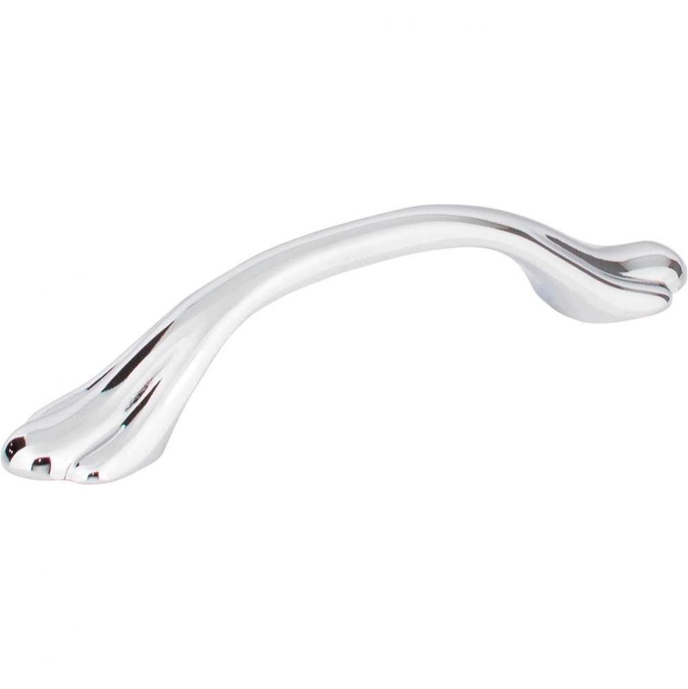 3&apos;&apos; Center-to-Center Polished Chrome Gatsby Cabinet Pull