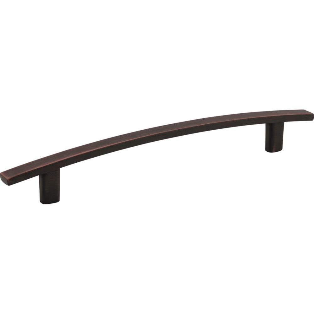 160 mm Center-to-Center Brushed Oil Rubbed Bronze Square Thatcher Cabinet Bar Pull