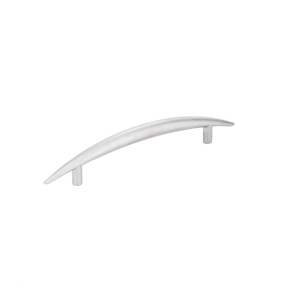 128 mm Center-to-Center Matte Silver Arched Verona Cabinet Pull