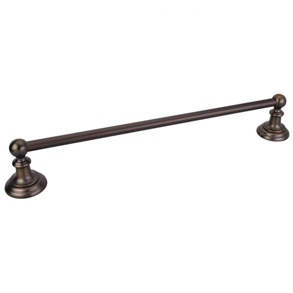 Fairview Brushed Oil Rubbed Bronze 24&apos;&apos; Single Towel Bar - Contractor Packed