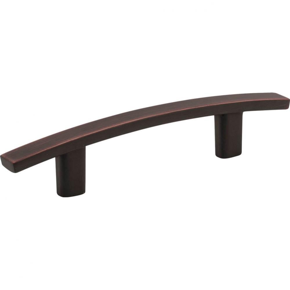 3&apos;&apos; Center-to-Center Brushed Oil Rubbed Bronze Square Thatcher Cabinet Bar Pull