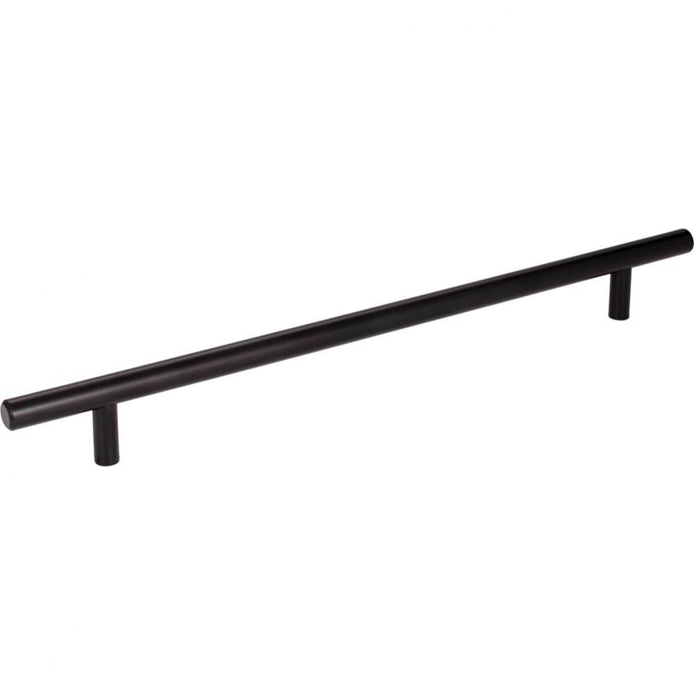 256 mm Center-to-Center Matte Black Naples Cabinet Bar Pull