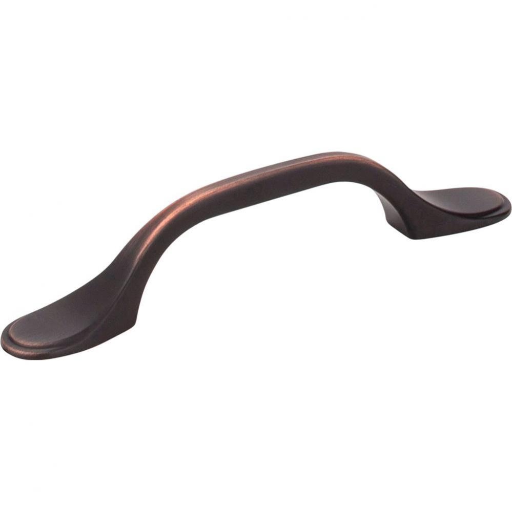 3&apos;&apos; Center-to-Center Brushed Oil Rubbed Bronze Kenner Cabinet Pull