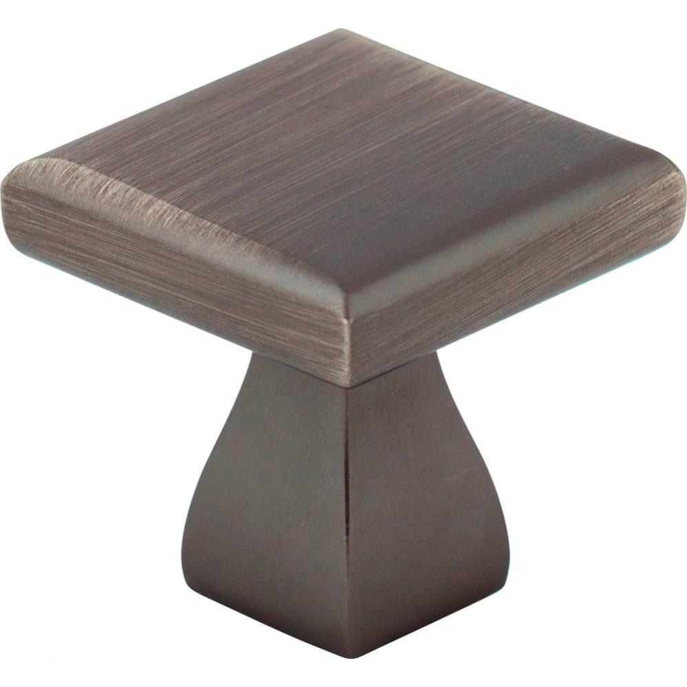 1&apos;&apos; Overall Length Brushed Pewter Square Hadly Cabinet Knob