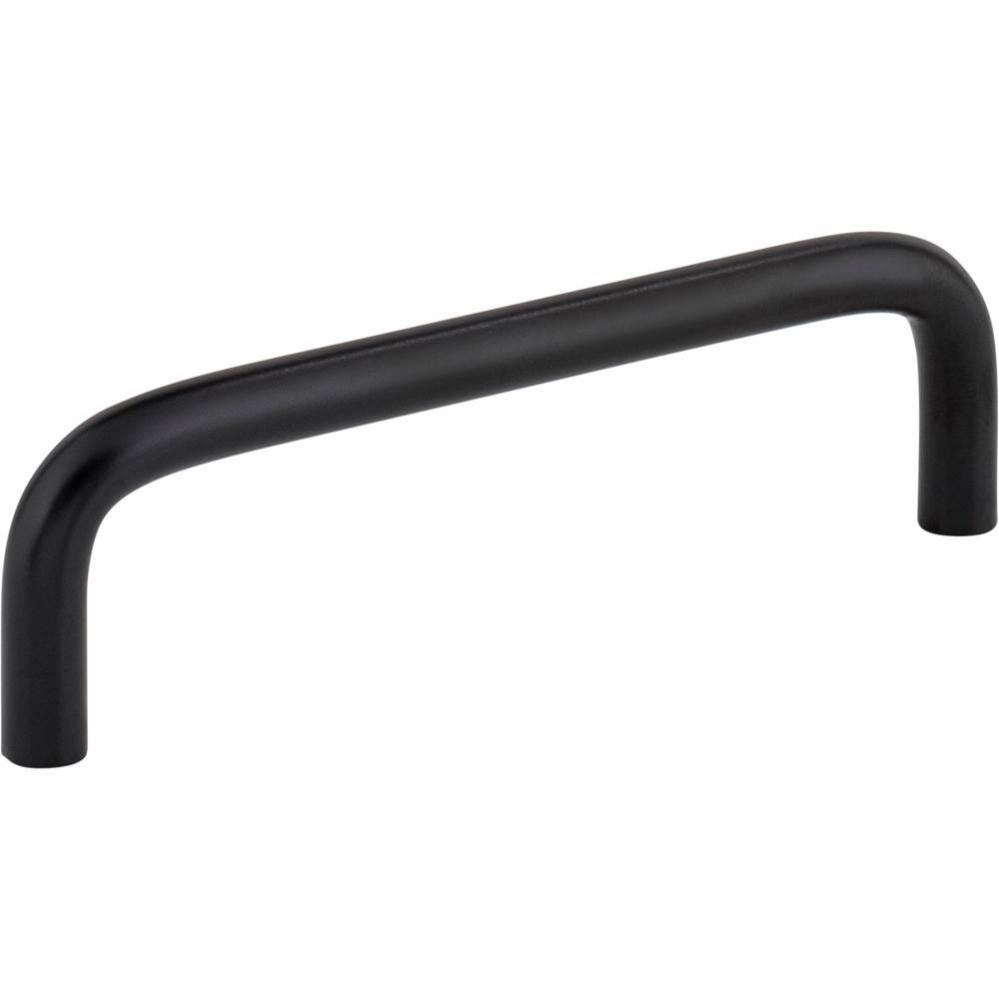 4&apos;&apos; Center-to-Center Matte Black Torino Cabinet Wire Pull