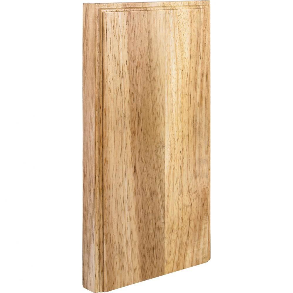 5-1/2&apos;&apos; W x 7/8&apos;&apos; D x 10&apos;&apos; H Rubberwood Plinth Block