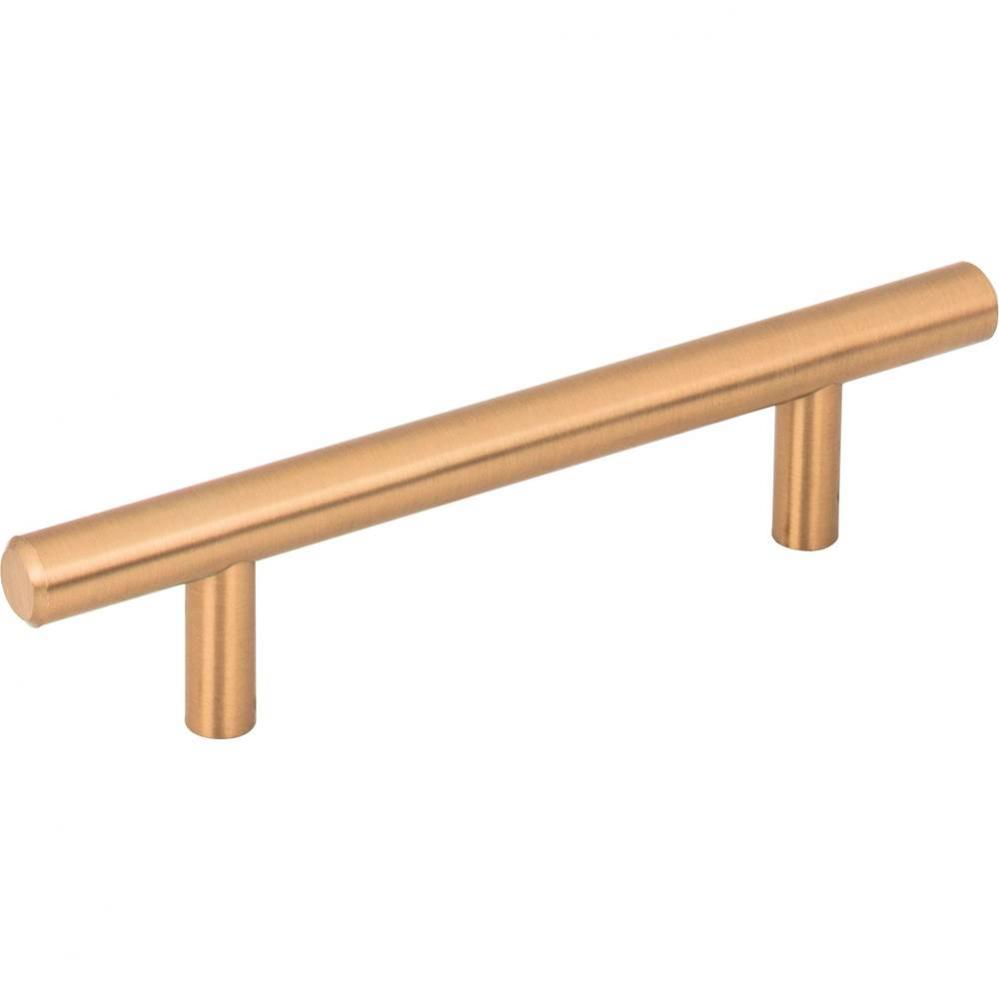 3&apos;&apos; Center-to-Center Satin Bronze Naples Cabinet Bar Pull