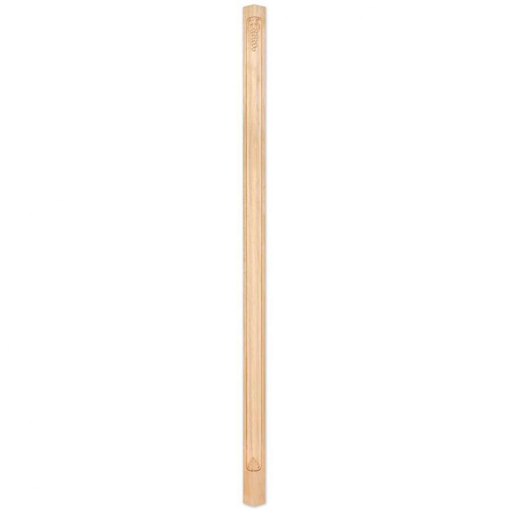 2-3/4&apos;&apos; W x 2-3/4&apos;&apos; D x 84&apos;&apos; H Cherry Grape Corner Post