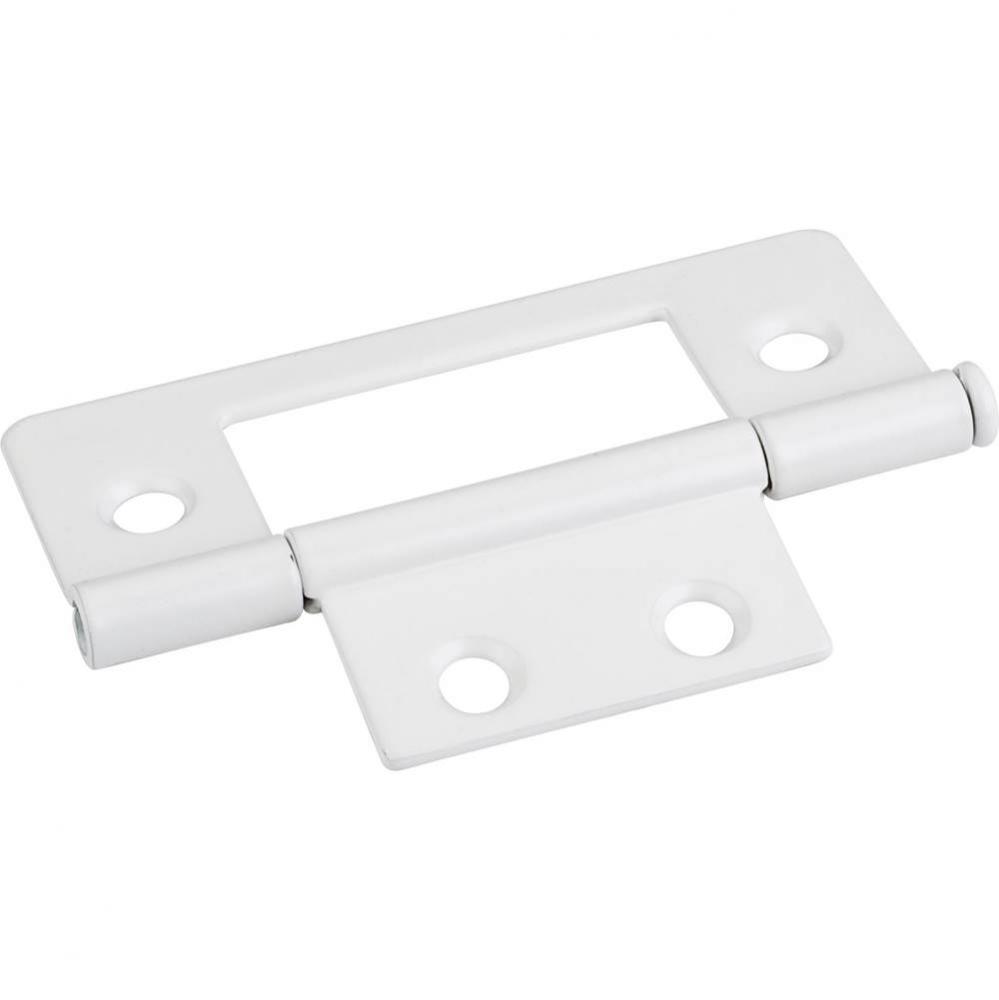 Dull White 3&apos;&apos; Loose Pin Non-Mortise Hinge 4 Hole