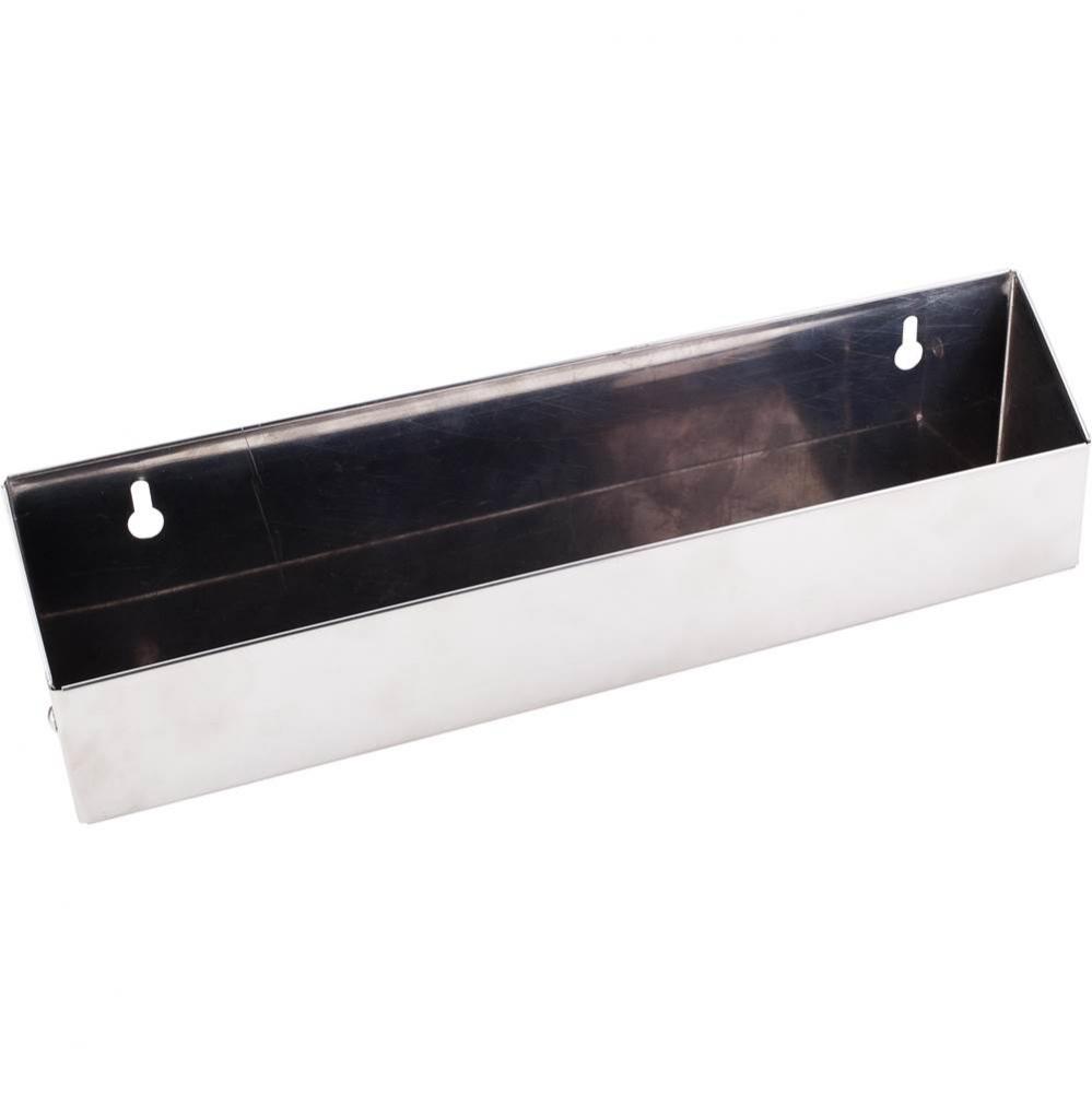 11&apos;&apos; Stainless Steel Tip-Out Tray for Sink Front