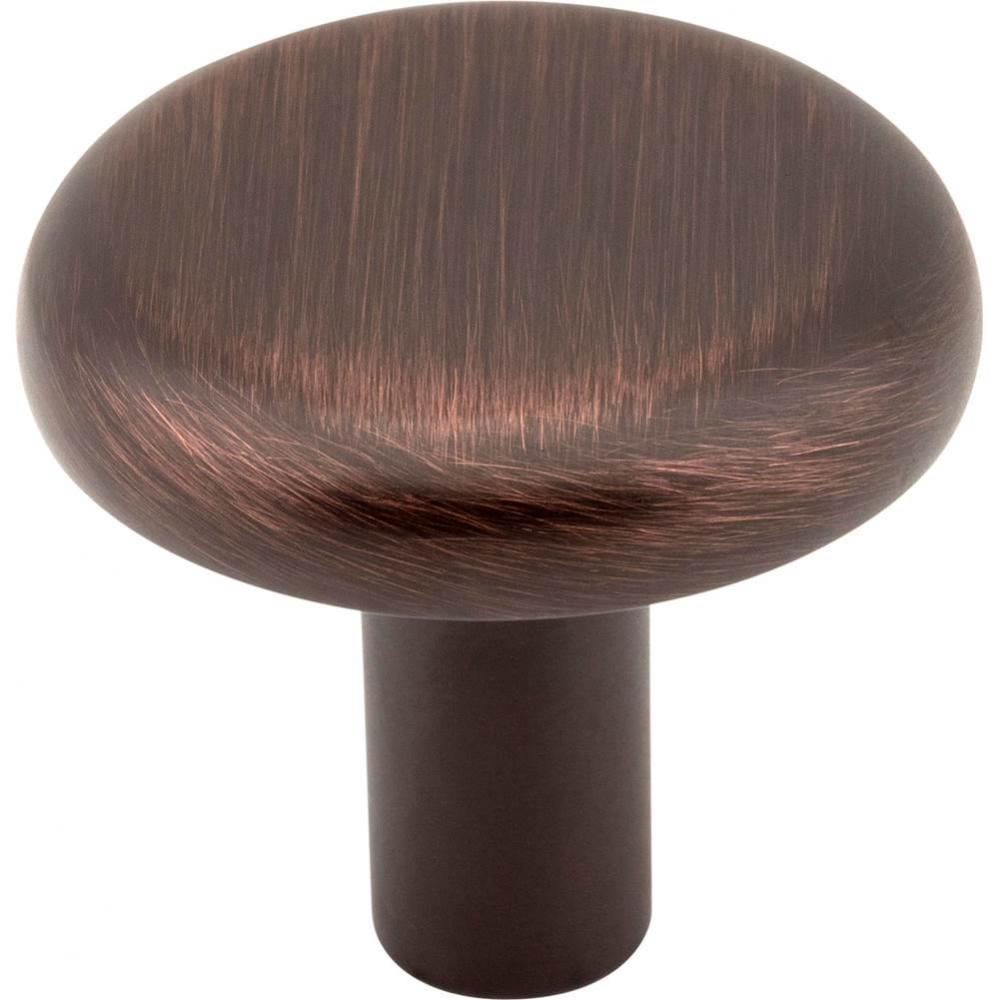 1-1/4&apos;&apos; Diameter Brushed Oil Rubbed Bronze Round Seaver Cabinet Knob