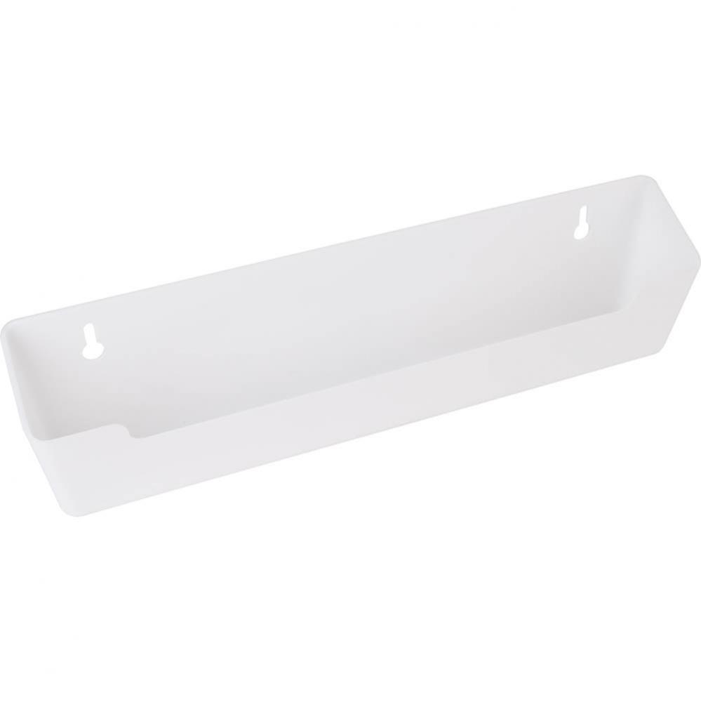 11&apos;&apos; Slim Depth Plastic Tip-Out Tray for Sink Front