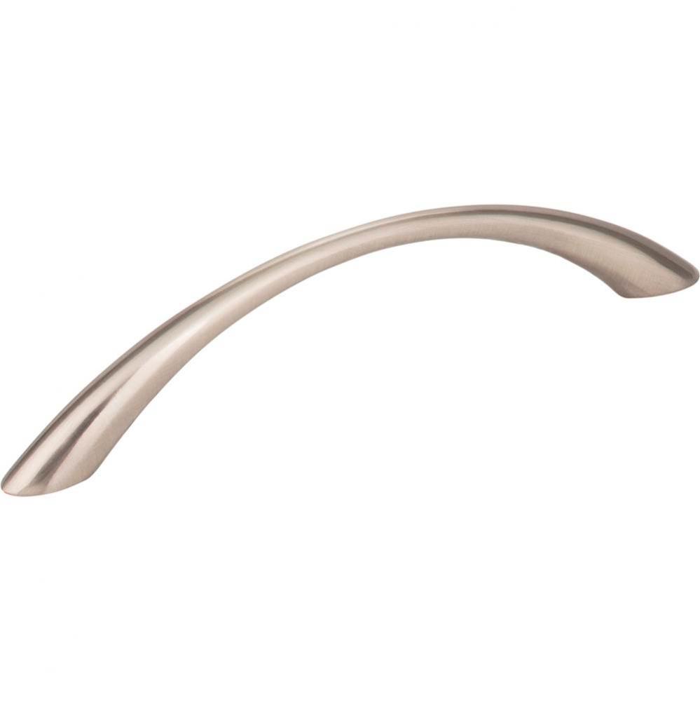 128 mm Center-to-Center Satin Nickel Arched Verona Cabinet Pull