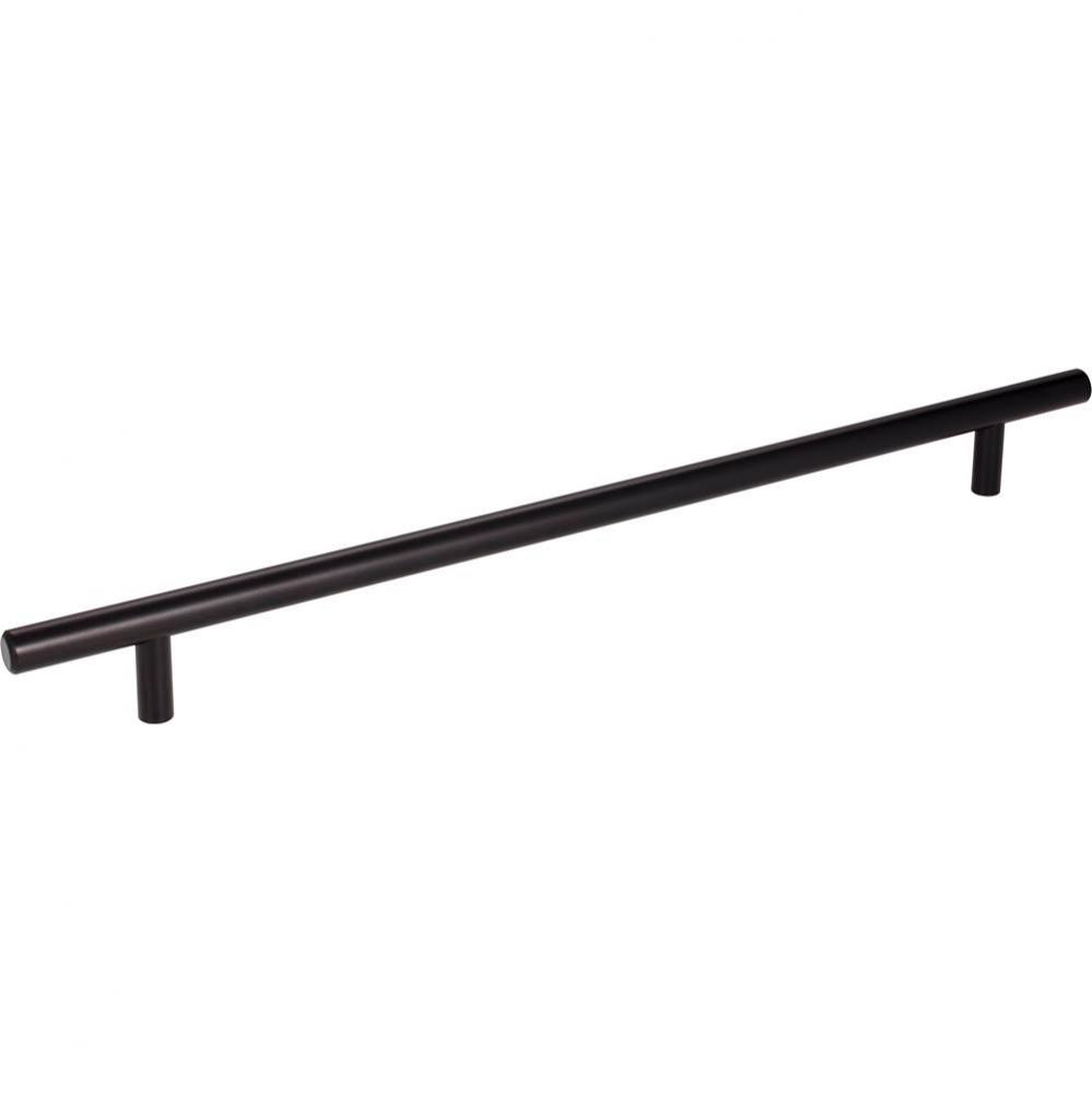 288 mm Center-to-Center Matte Black Naples Cabinet Bar Pull