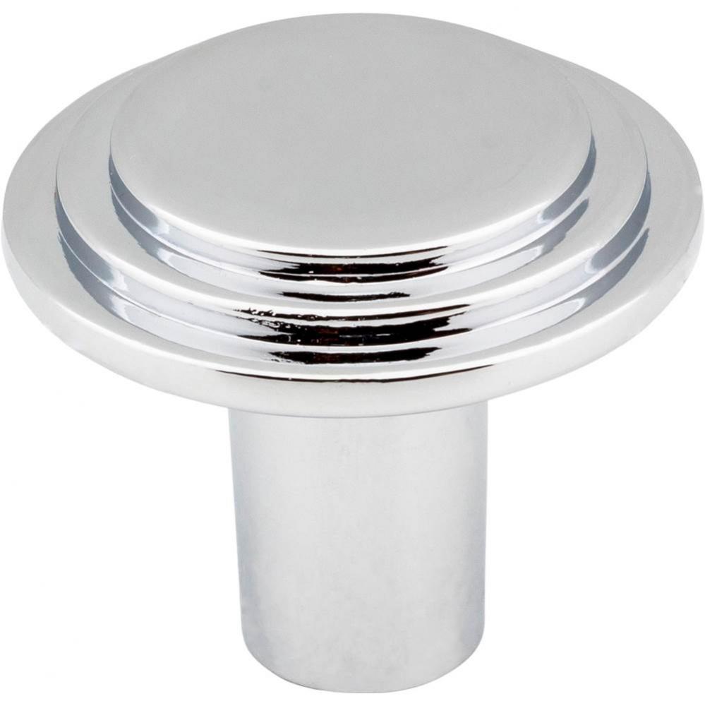 1-1/4&apos;&apos; Diameter Polished Chrome Round Calloway Cabinet Knob