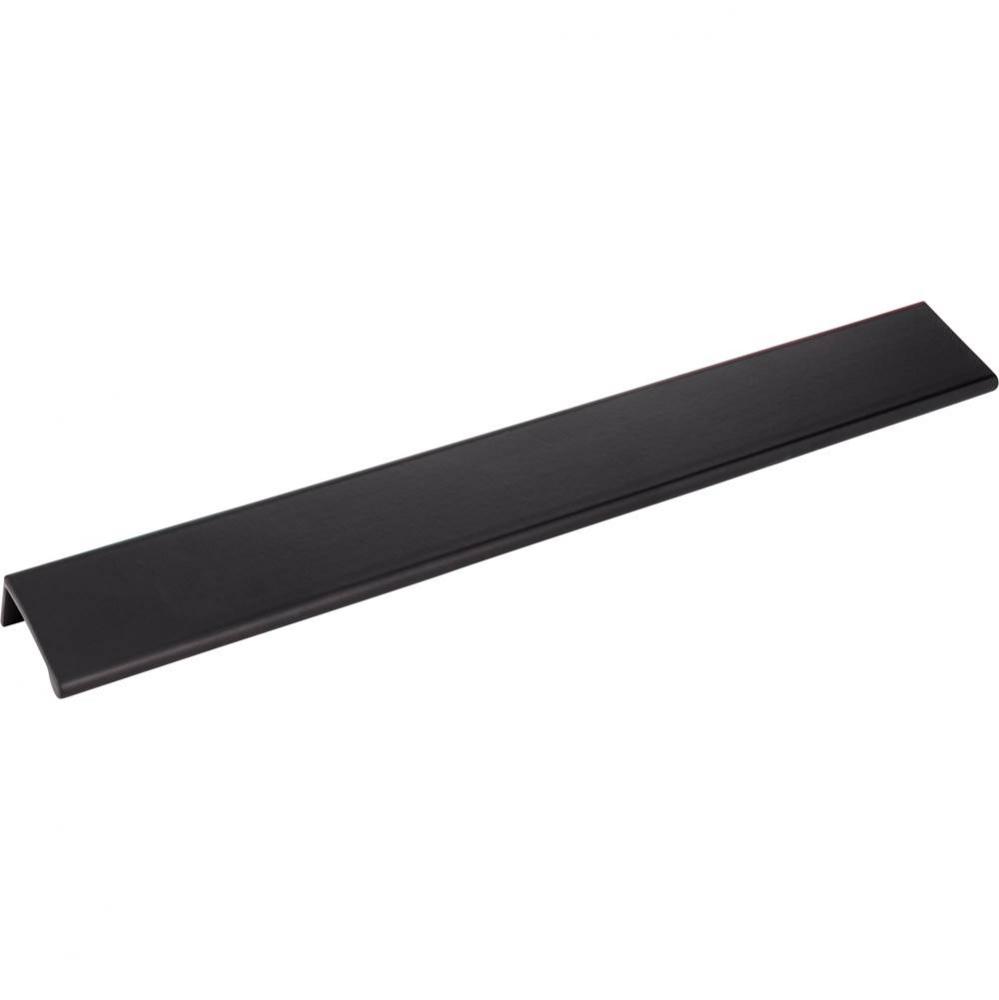 12&apos;&apos; Overall Length Matte Black Edgefield Cabinet Tab Pull