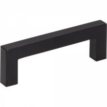 Hardware Resources 625-3MB - 3'' Center-to-Center Matte Black Square Stanton Cabinet Bar Pull