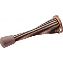 Hardware Resources DS04-DBAC-R - 3'' Spring Door Stop with Rubber Tip - Dark Brushed Antique Copper