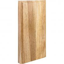 Hardware Resources PLN1-RW - 5-1/2'' W x 7/8'' D x 10'' H Rubberwood Plinth Block