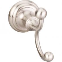 Hardware Resources BHE5-02SN - Fairview Satin Nickel Double Robe Hook  - Contractor Packed