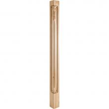 Hardware Resources CP-2-42RW - 2-3/4'' W x 2-3/4'' D x 42'' H Rubberwood Grape Corner Post