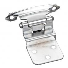Hardware Resources P5922PC - Traditional 3/8'' Inset Hinge with Semi-Concealed Frame Wing - Polished Chrome
