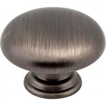 Hardware Resources 3950-BNBDL - 1-3/16'' Diameter Brushed Pewter Gatsby Cabinet Mushroom Knob