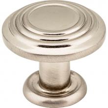 Hardware Resources 110SN - 1-1/4'' Diameter Satin Nickel Stacked Ring Vienna Cabinet Mushroom Knob