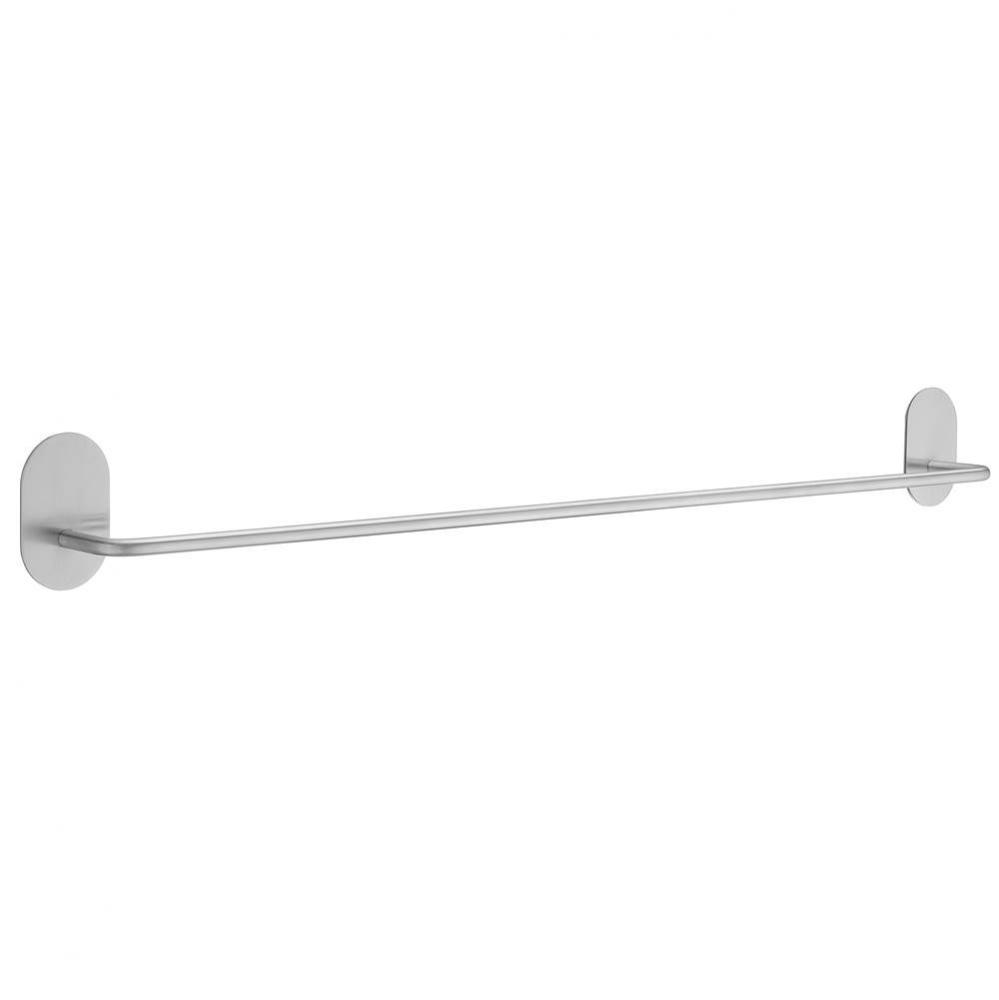 Self adhesive 22.5&apos;&apos; towel bar brushed stainless steel - oval