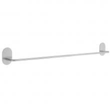 Smedbo B1026 - Self adhesive 22.5'' towel bar brushed stainless steel - oval