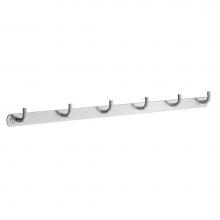 Smedbo B1055 - Rack 6 Hook Brushed Stainless Steel