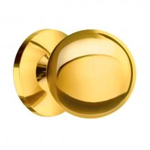 Smedbo BV435 - KNOB POLISHED BRASS FINISH 1''