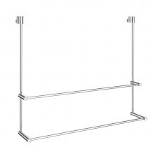Smedbo DK3102 - NO DRILL DOUBLE TOWEL RAIL FOR SHOWER